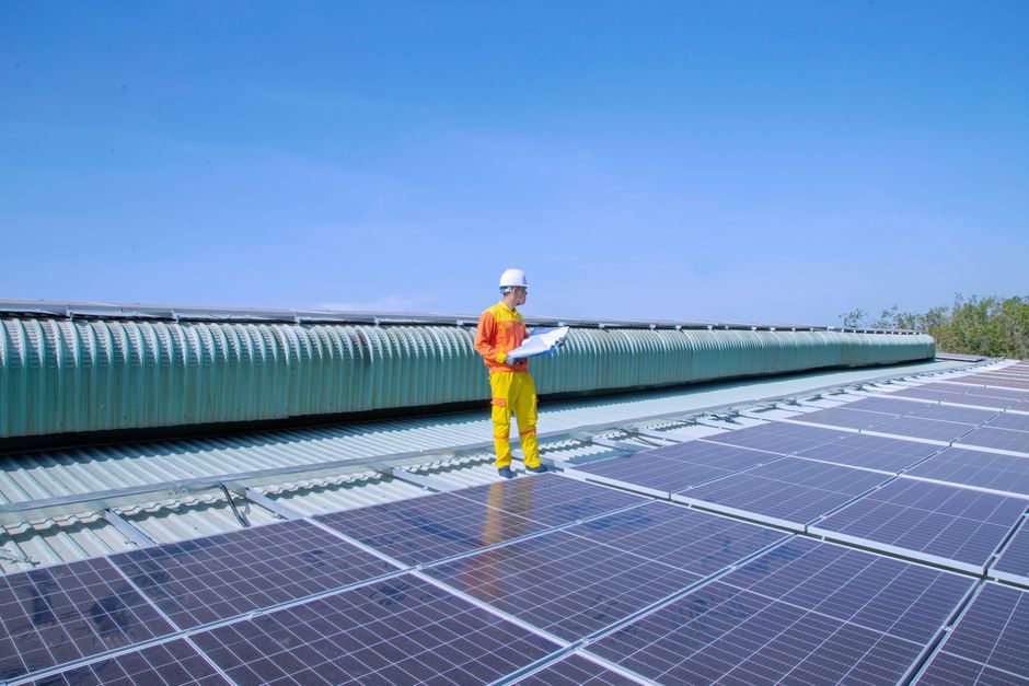solar panel installation